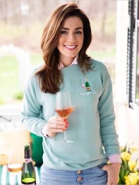 Kiel James Patrick Rosé All Day Crewneck Pullover
